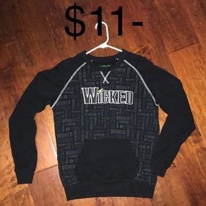NWOT- Musical WICKED sweatshirt
